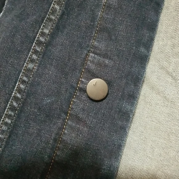 J Brand Denim Trucker Jean Jacket New Indigo Darkas Washed Blue - NWT - Picture 3 of 8